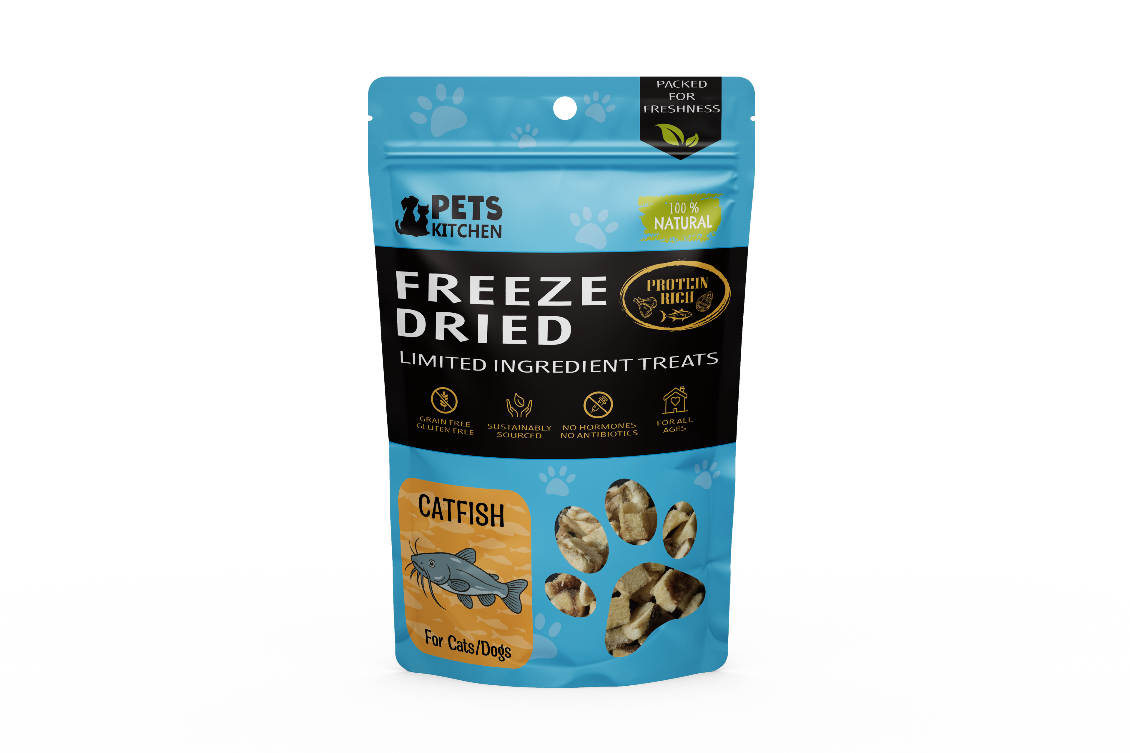 Freeze Dried Catfish for Cats & Dogs (40g)
