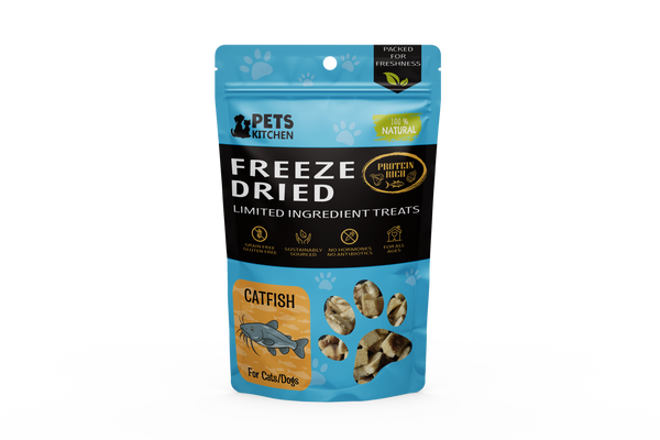 Freeze Dried Catfish for Cats & Dogs (40g)
