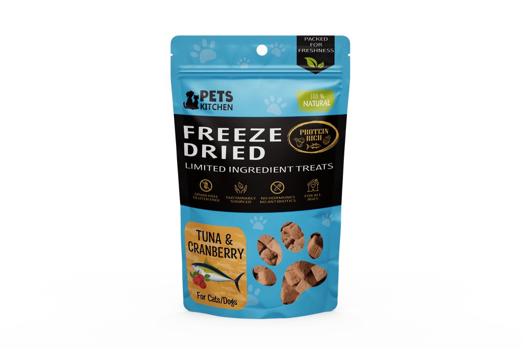 Freeze Dried Tuna & Cranberry for Cats & Dogs (40g)
