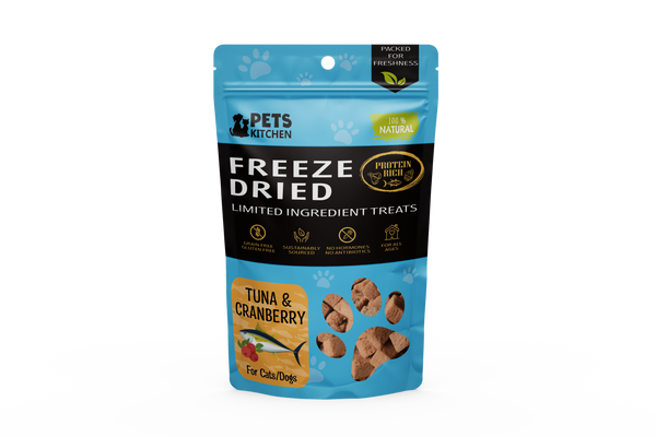 Freeze Dried Tuna & Cranberry for Cats & Dogs (40g)