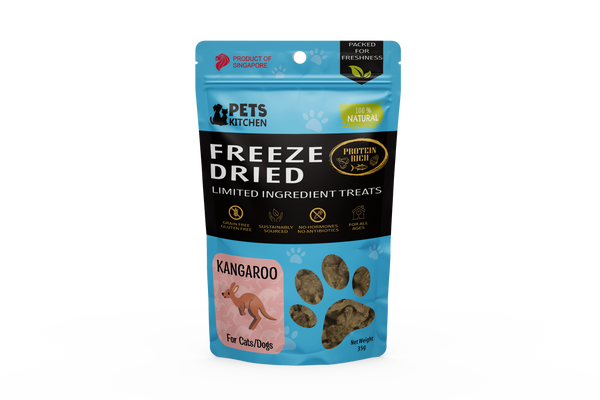 Freeze Dried Kangaroo for Dogs & Cats (35g)